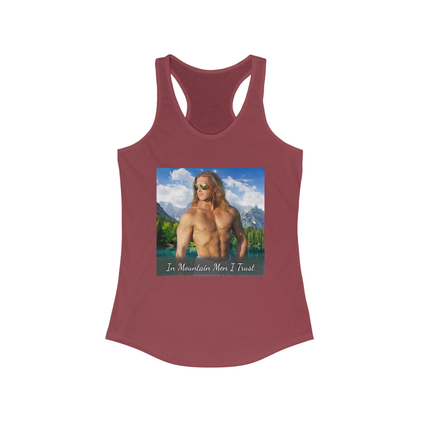 Noah "In Mountain Men I Trust" Racerback Tank Top
