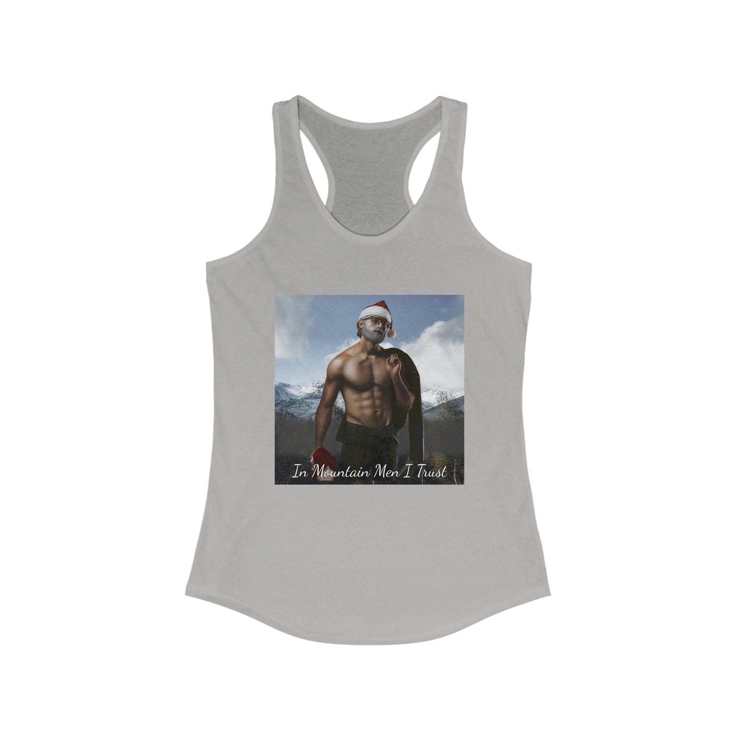 Kris "In Mountain Men I Trust" Racerback Tank Top