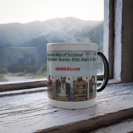 Morphing Mountain Men of Scotland Highlanders Mug