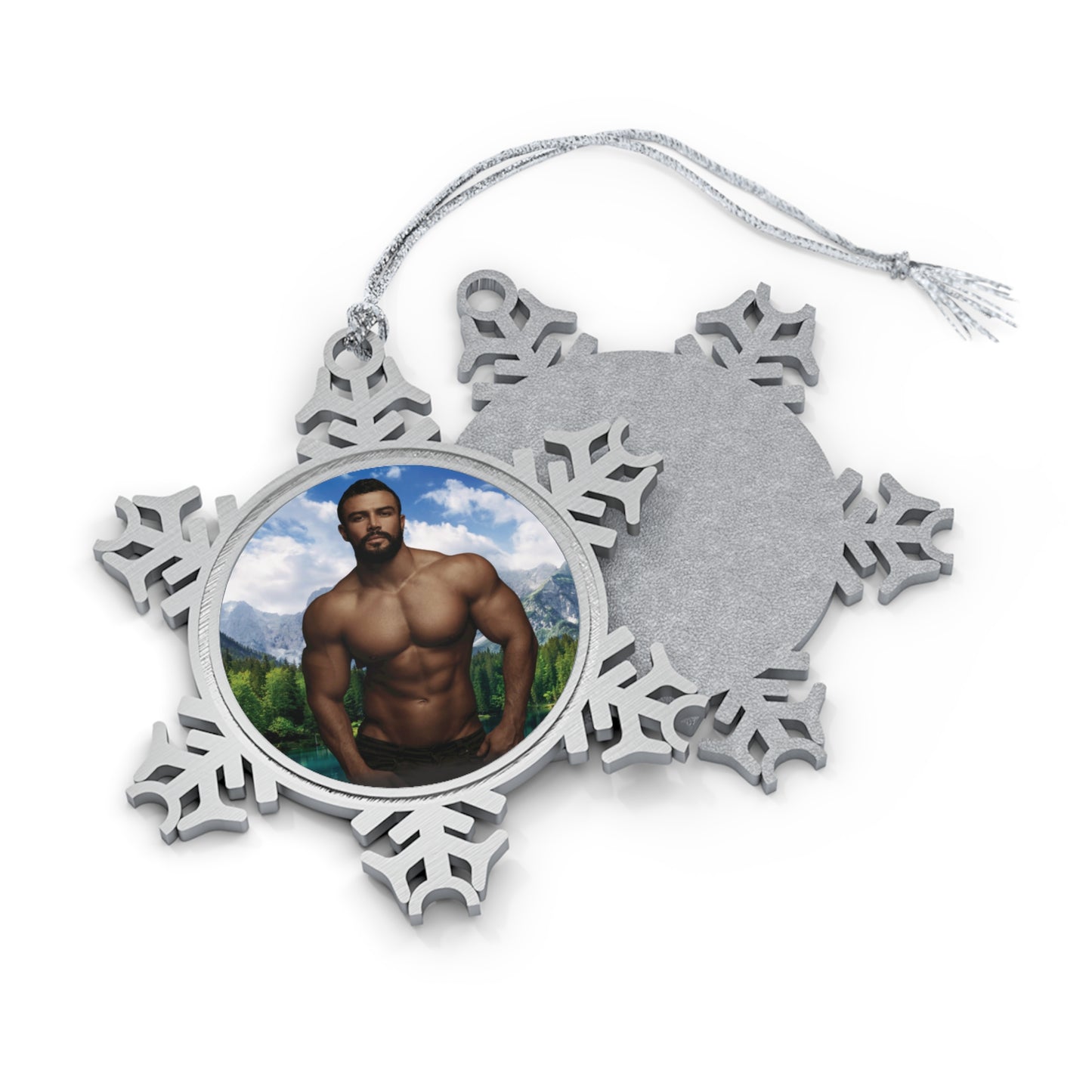 Mateo Pewter Snowflake Ornament