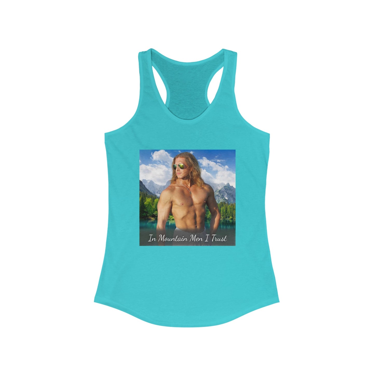 Noah "In Mountain Men I Trust" Racerback Tank Top