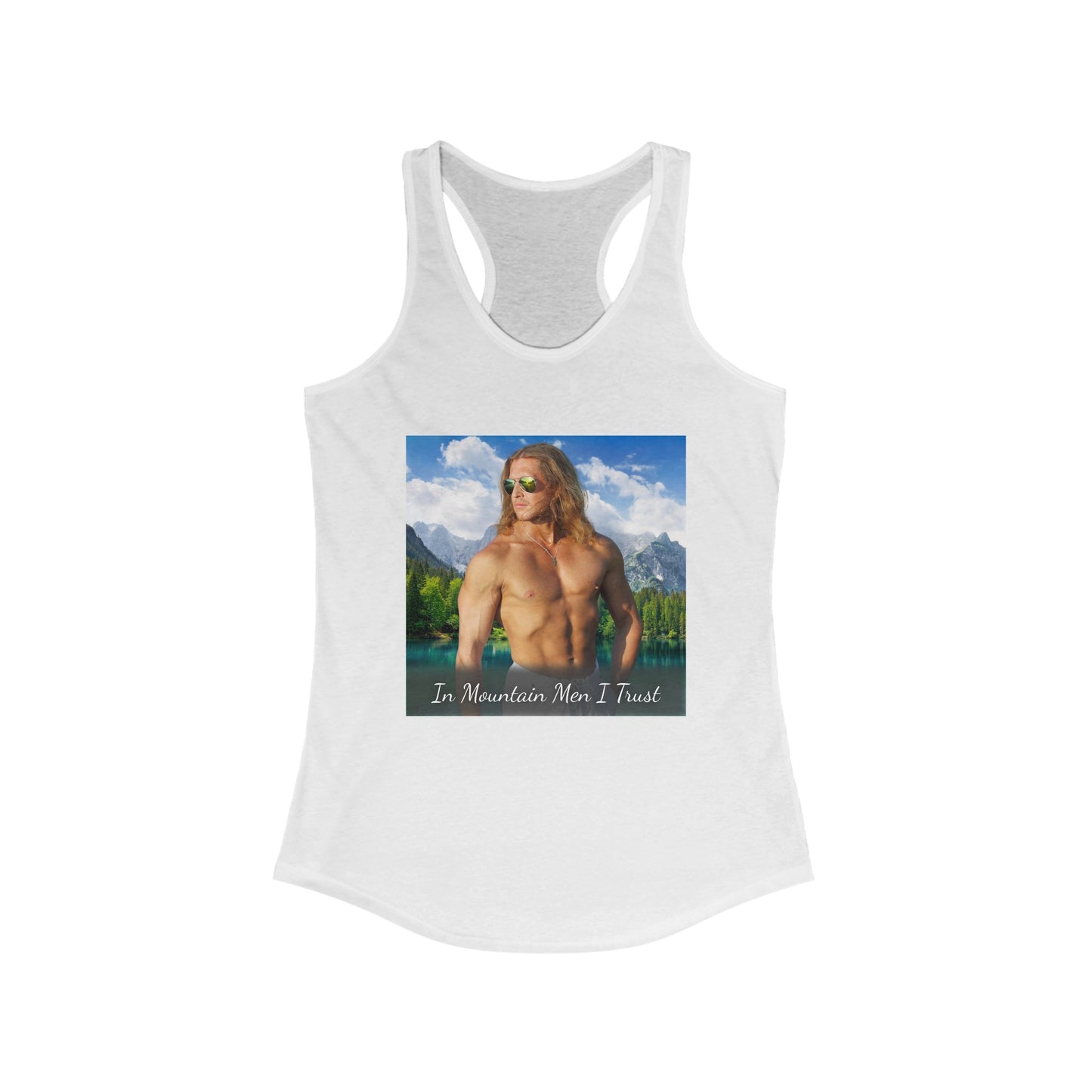 Noah "In Mountain Men I Trust" Racerback Tank Top