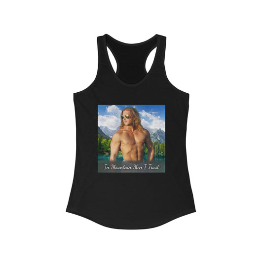 Noah "In Mountain Men I Trust" Racerback Tank Top