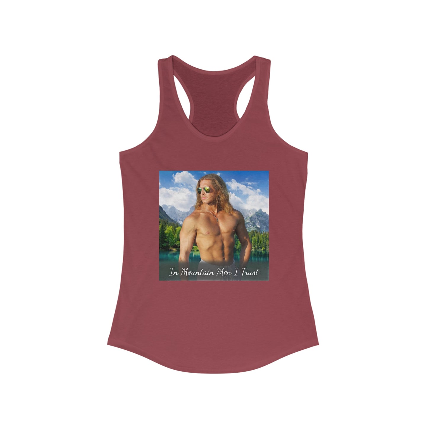 Noah "In Mountain Men I Trust" Racerback Tank Top