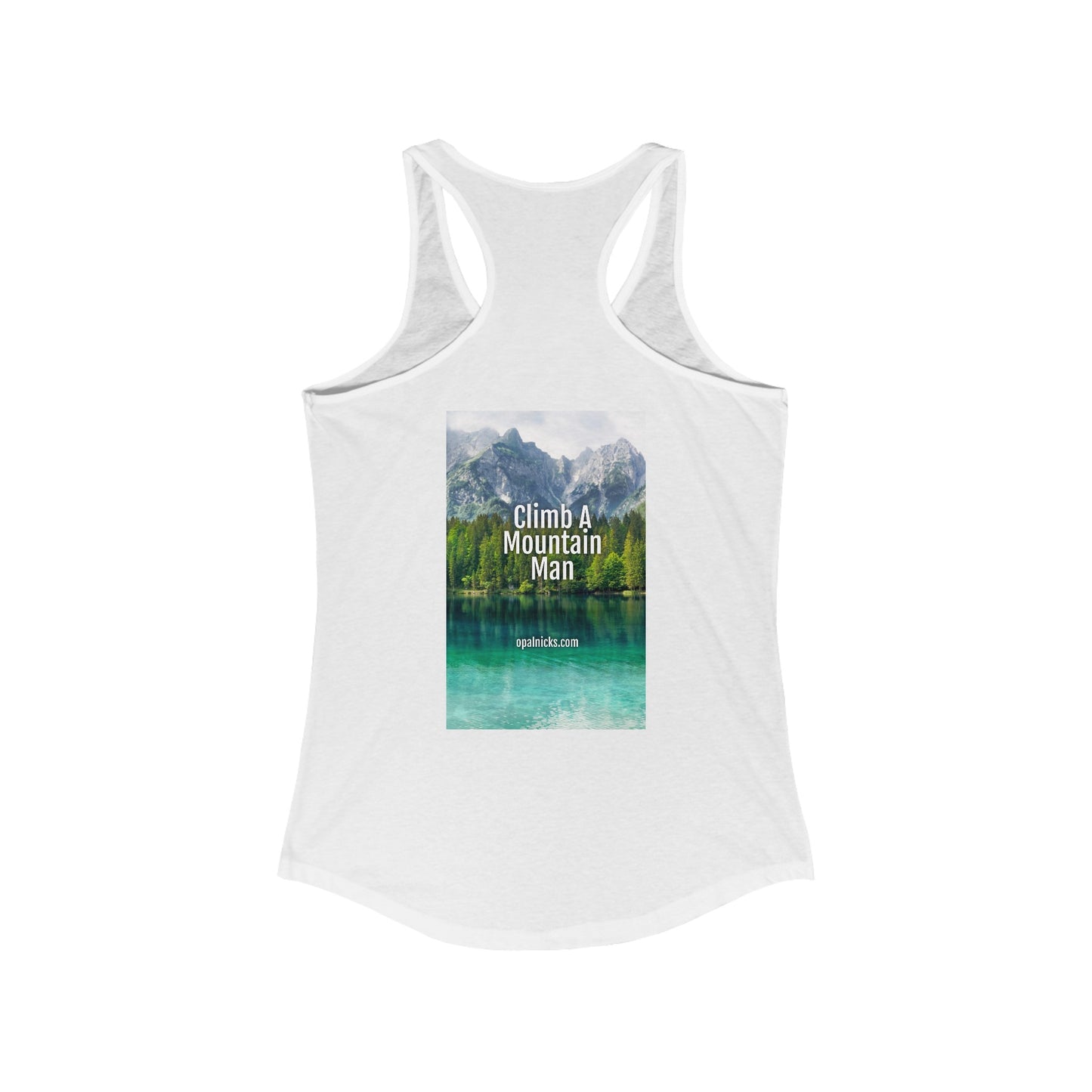 Kris "In Mountain Men I Trust" Racerback Tank Top