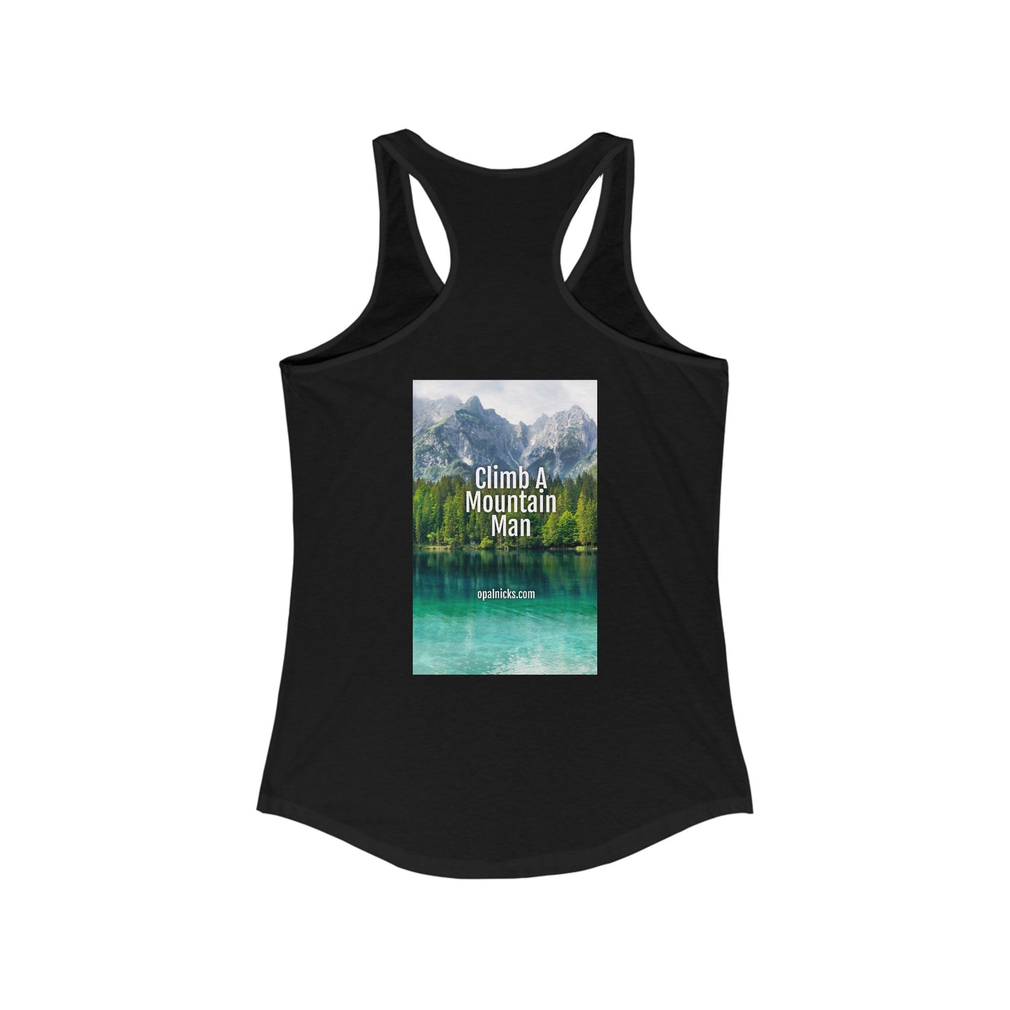 Kris "In Mountain Men I Trust" Racerback Tank Top