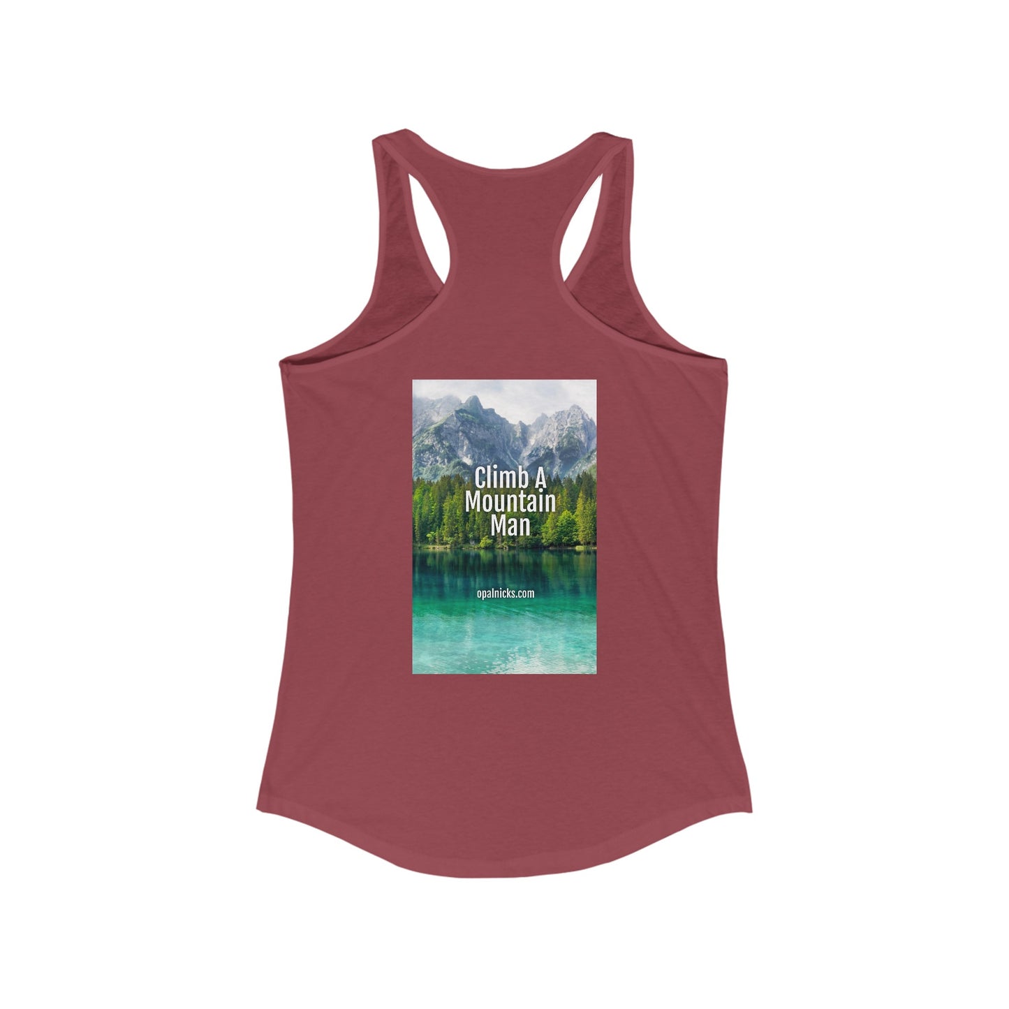 Kris "In Mountain Men I Trust" Racerback Tank Top