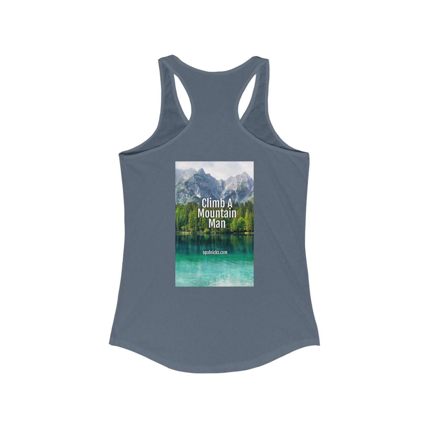 Kris "In Mountain Men I Trust" Racerback Tank Top