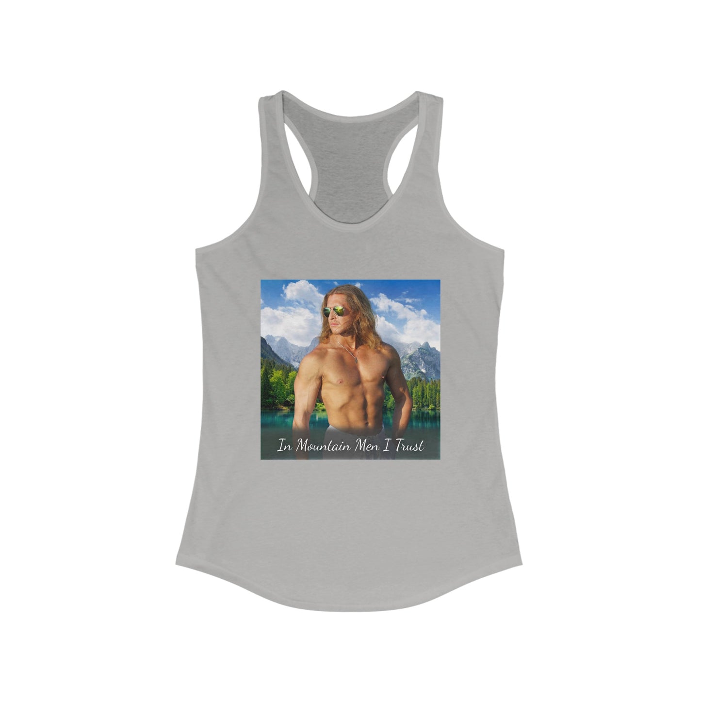 Noah "In Mountain Men I Trust" Racerback Tank Top