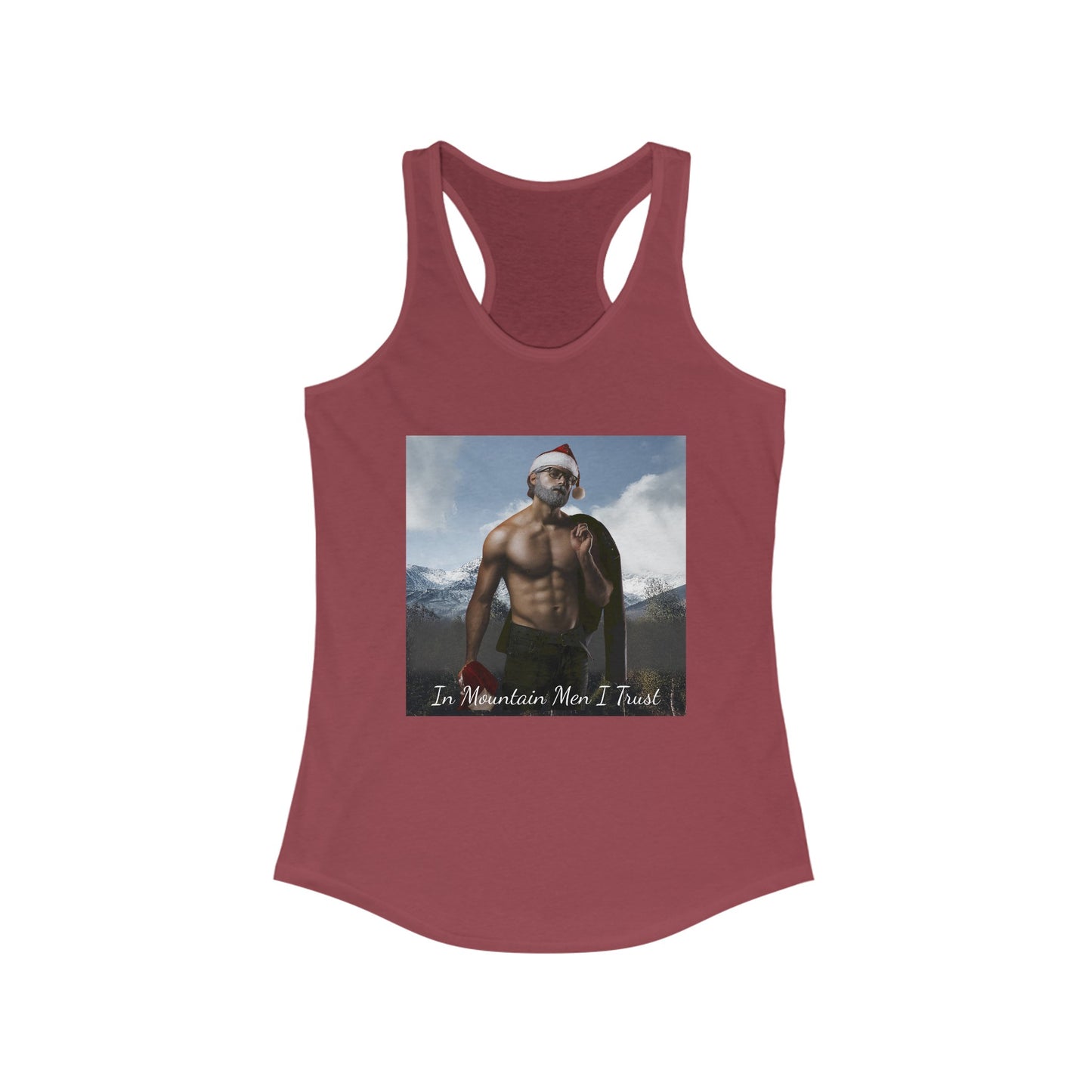 Kris "In Mountain Men I Trust" Racerback Tank Top