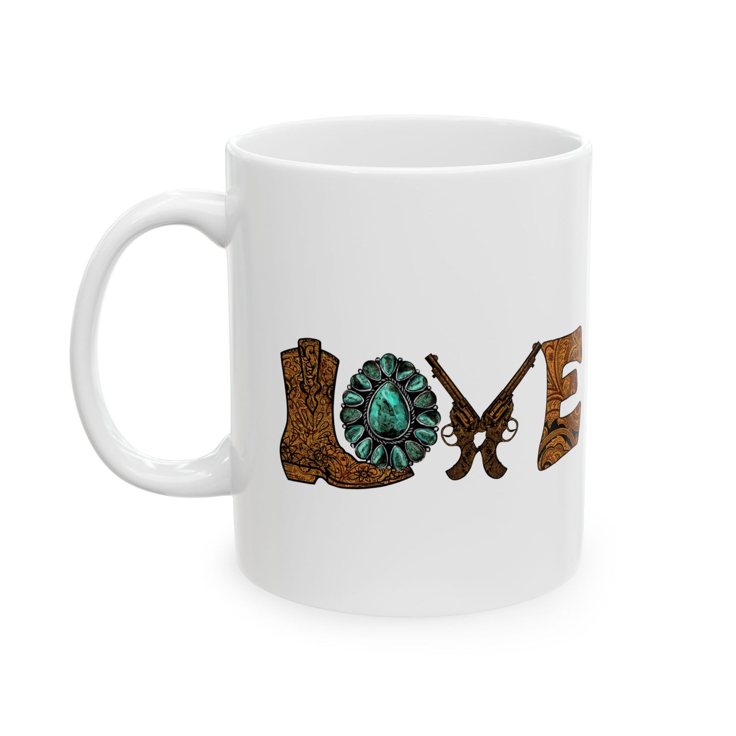 Cowgirl Love Ceramic Mug 11oz