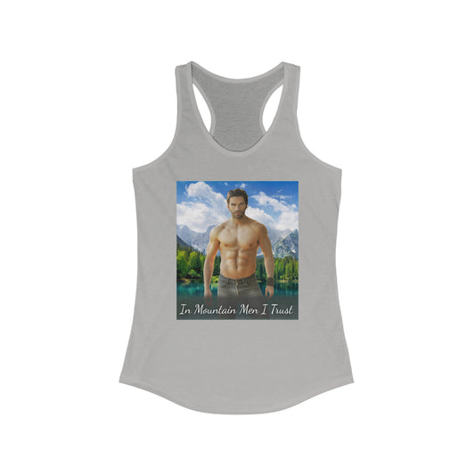 Jack "In Mountain Men I Trust" Racerback Tank Top