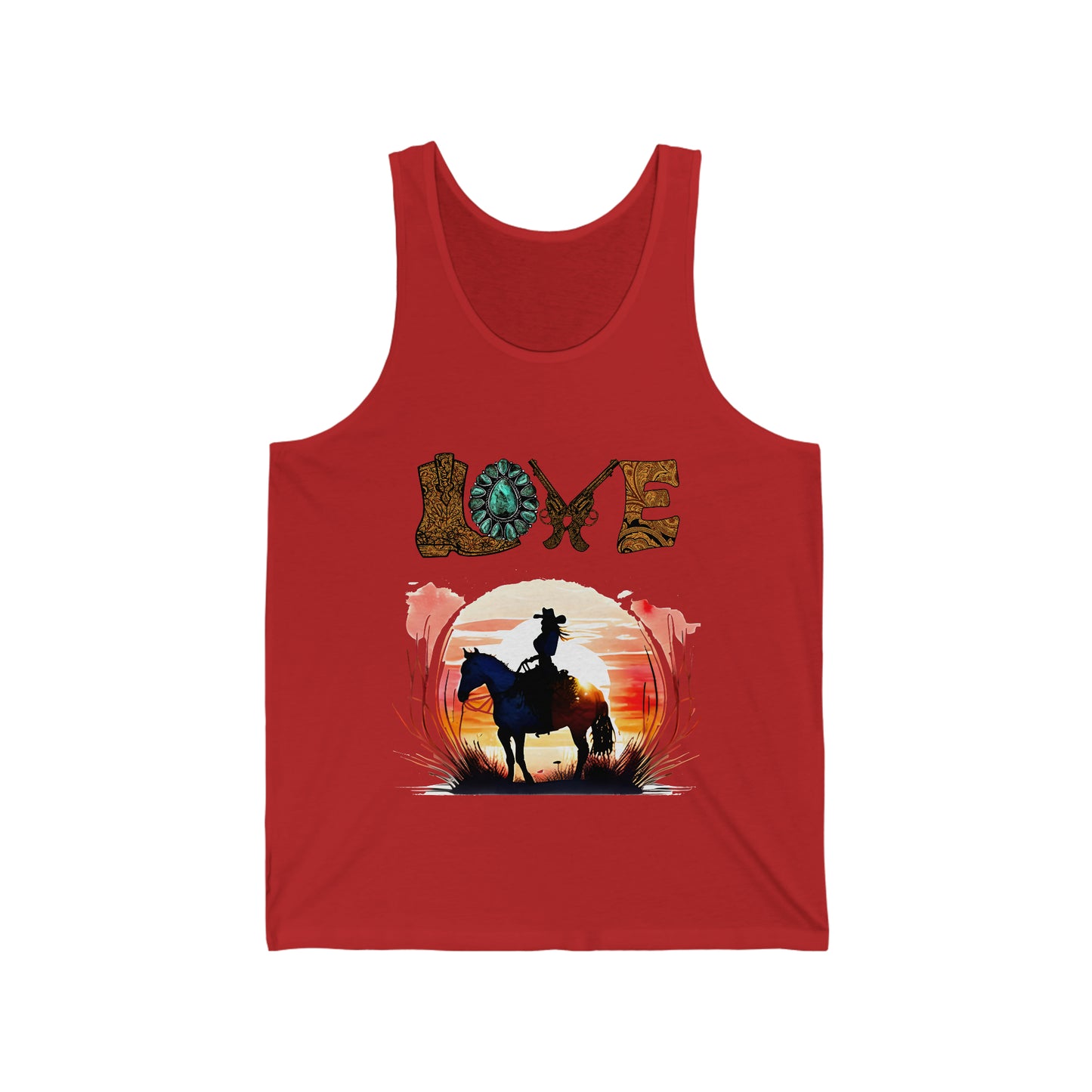 Cowgirl Love Jersey Tank