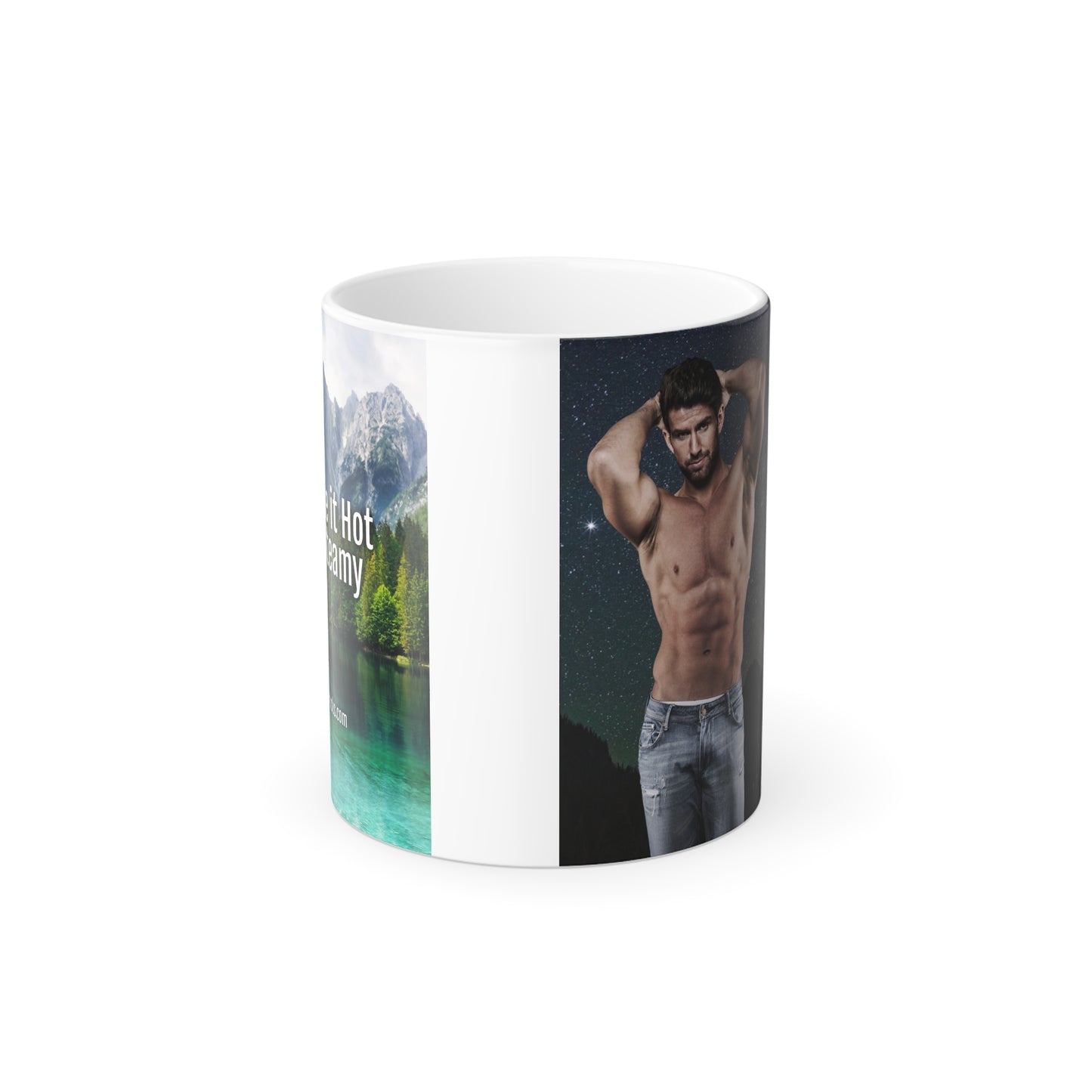 Morphing Make a Wish Make It Hot & Steamy Mountain Man Mug