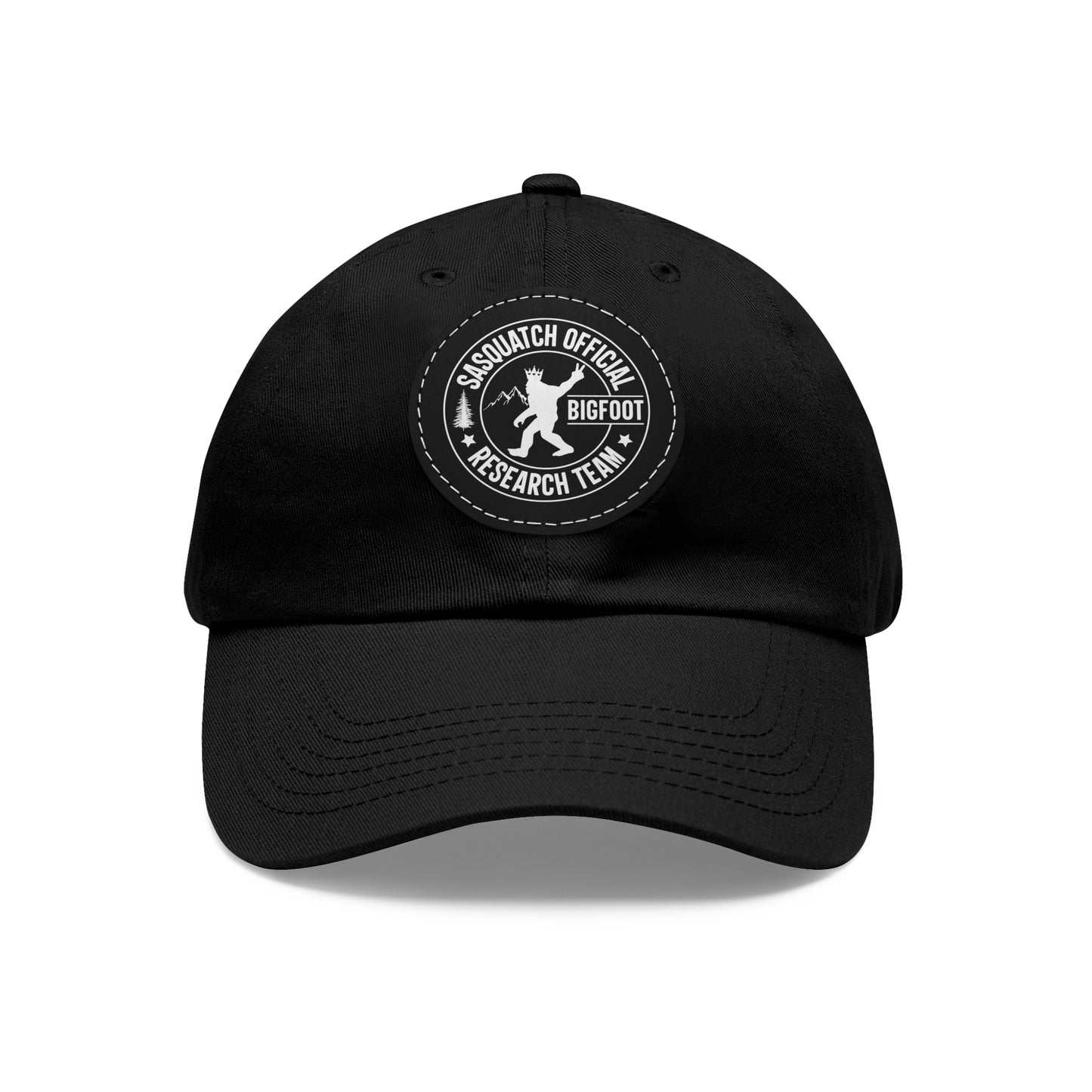 Sasquatch Official Bigfoot Research Team Hat with Faux Leather Patch