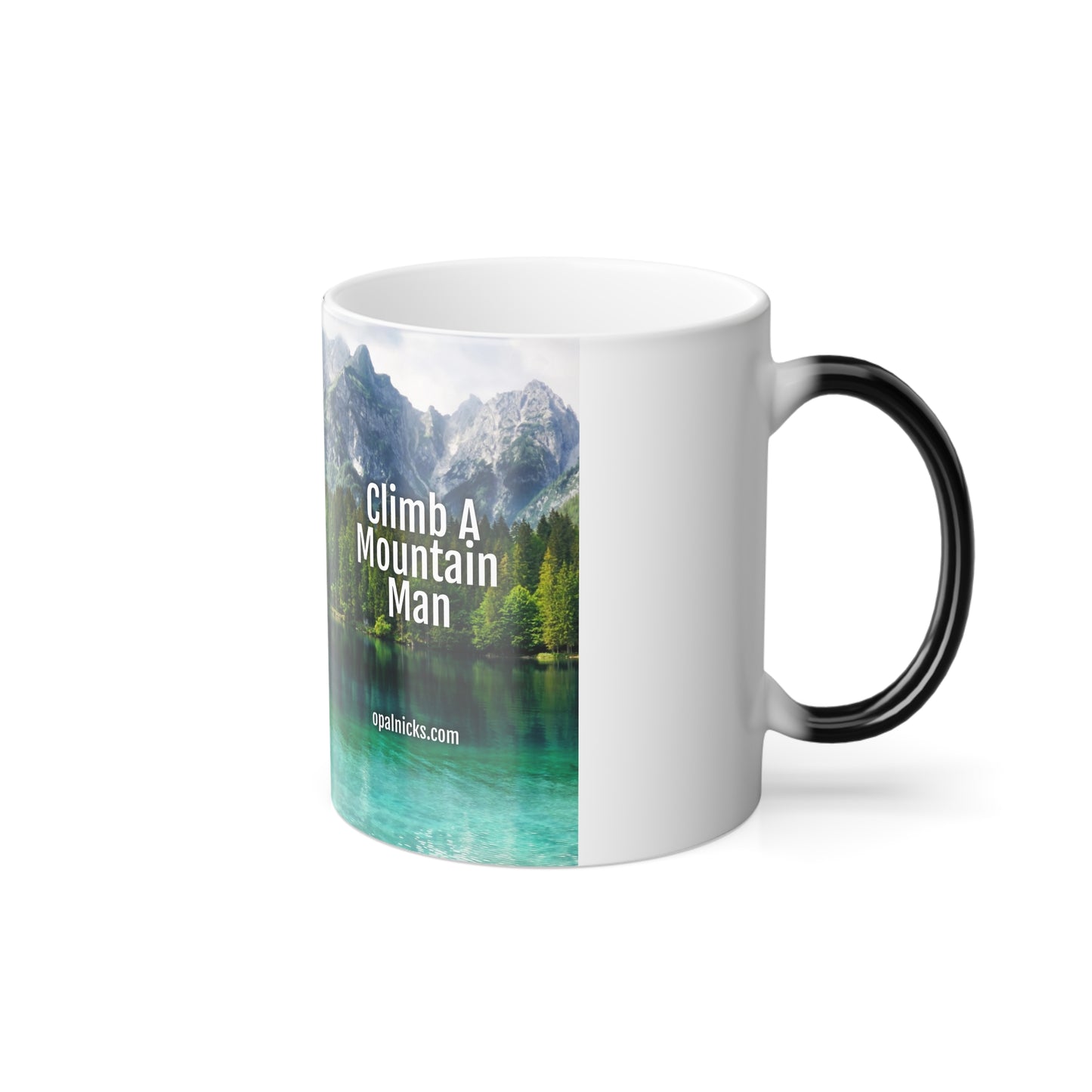 Morphing Make a Wish Climb A Mountain Man Mug