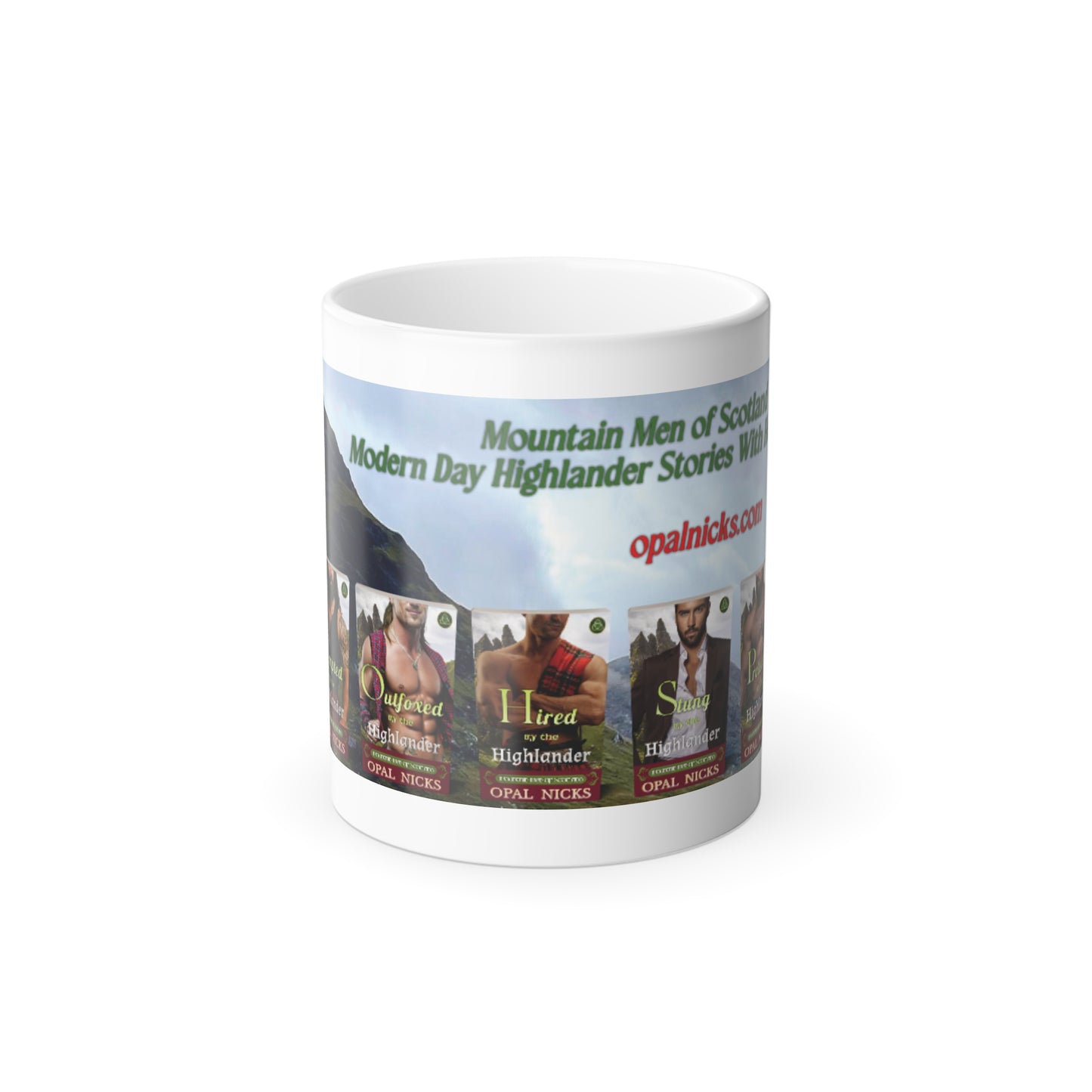 Morphing Mountain Men of Scotland Highlanders Mug