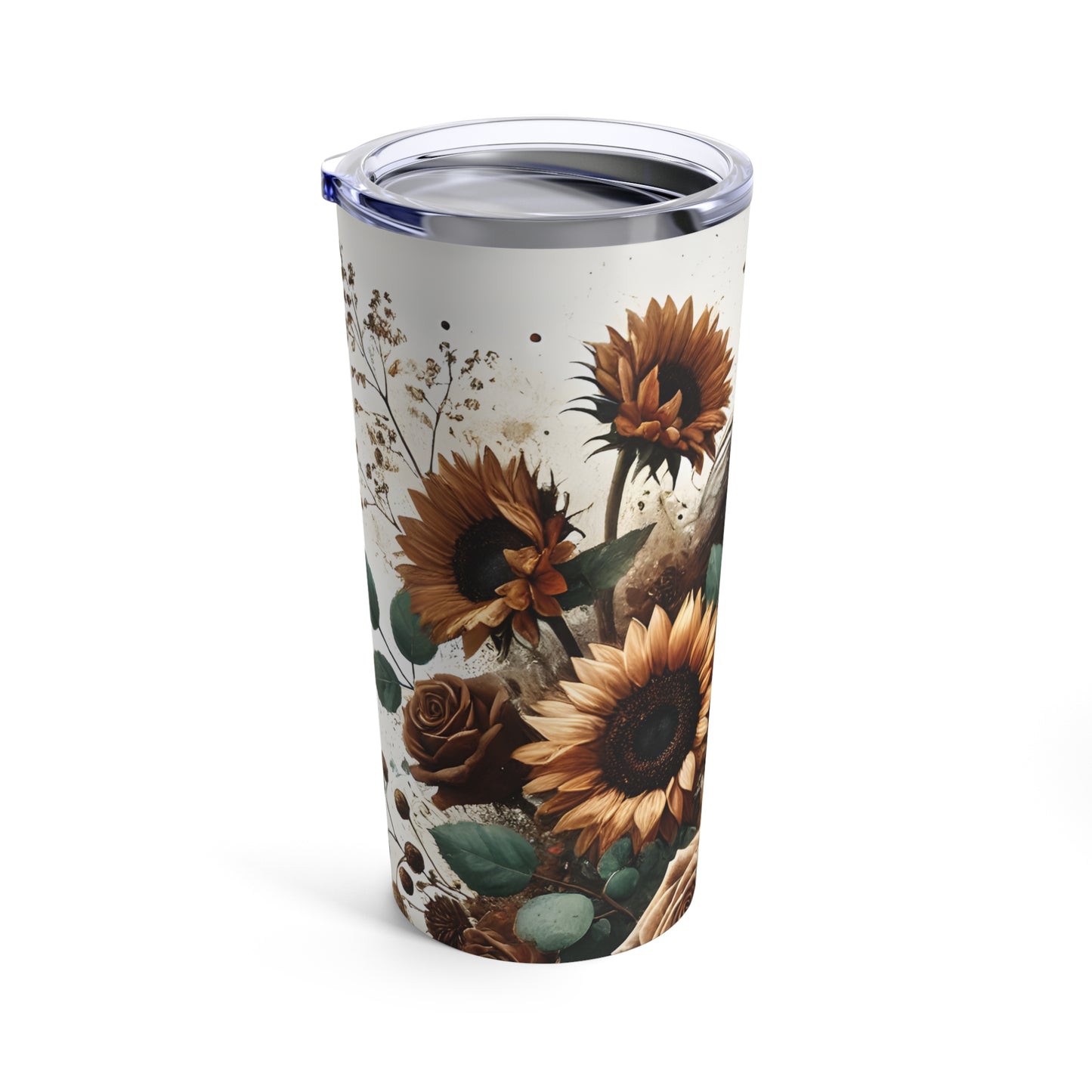 Boho Sunflower Horse Tumbler 20oz