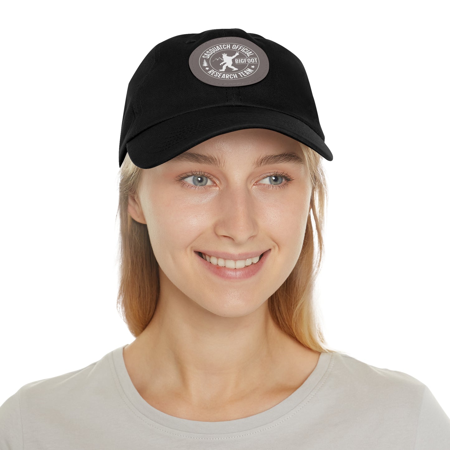 Sasquatch Official Bigfoot Research Team Hat with Faux Leather Patch