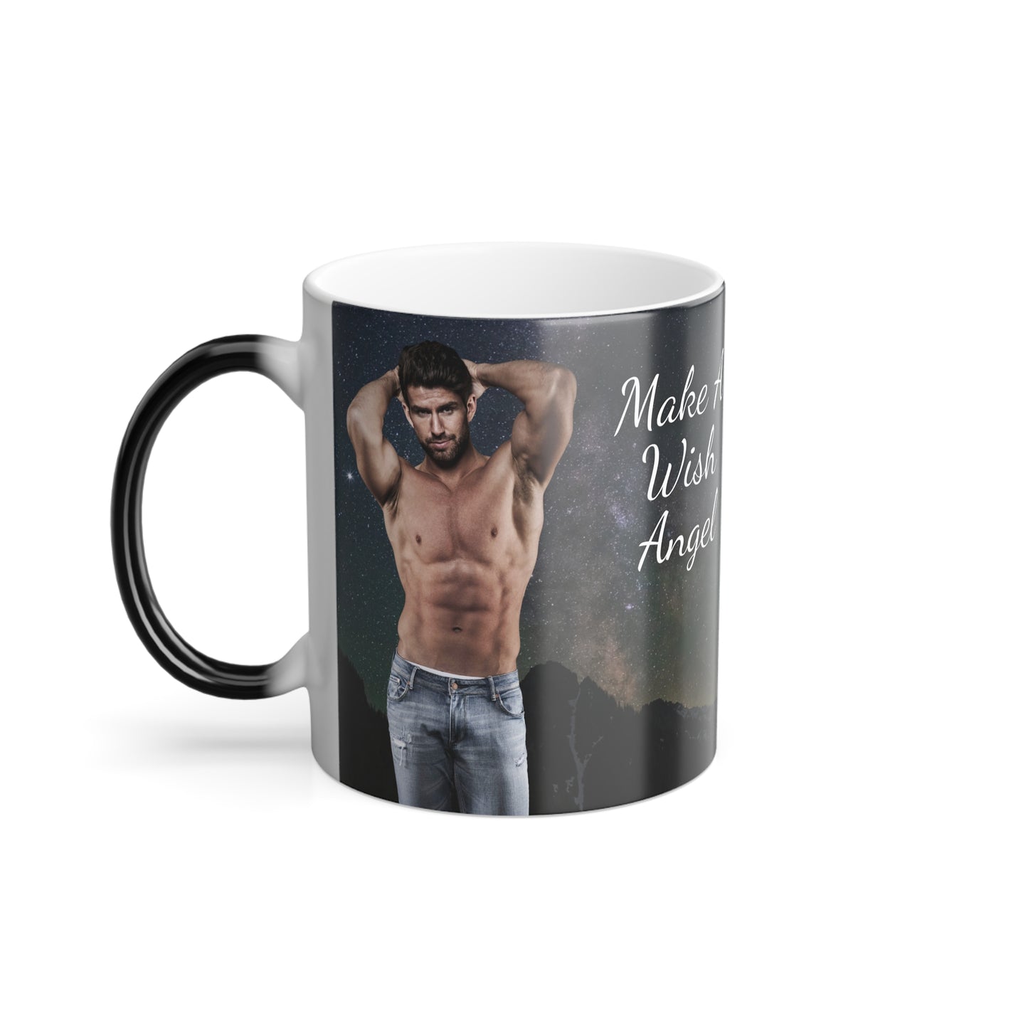 Morphing Make a Wish Climb A Mountain Man Mug