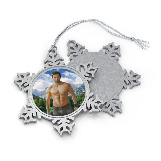 Jack Pewter Snowflake Ornament