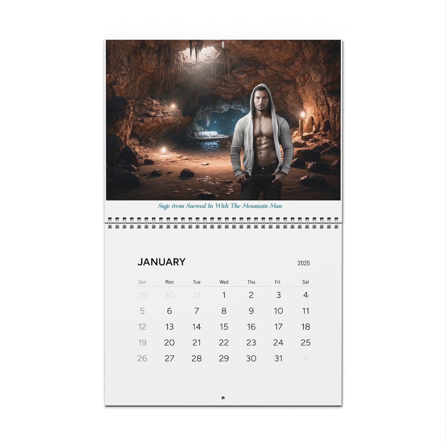 2025 Alpha Males Wall Calendar