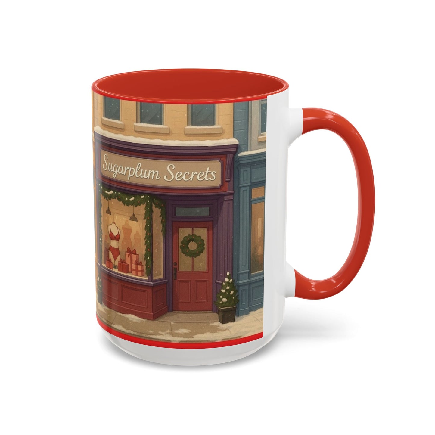Naughty or Nice? Sugarplum Secrets x Beckett Timberwolf Coffee or Tea Mug (15oz)