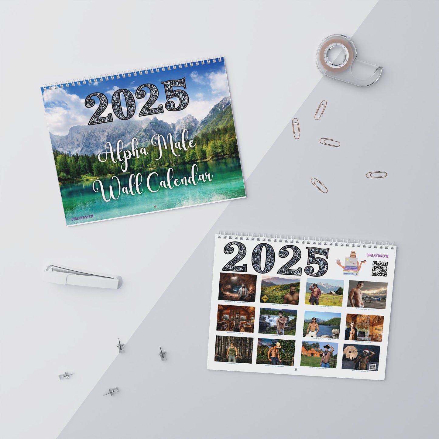 2025 Alpha Males Wall Calendar