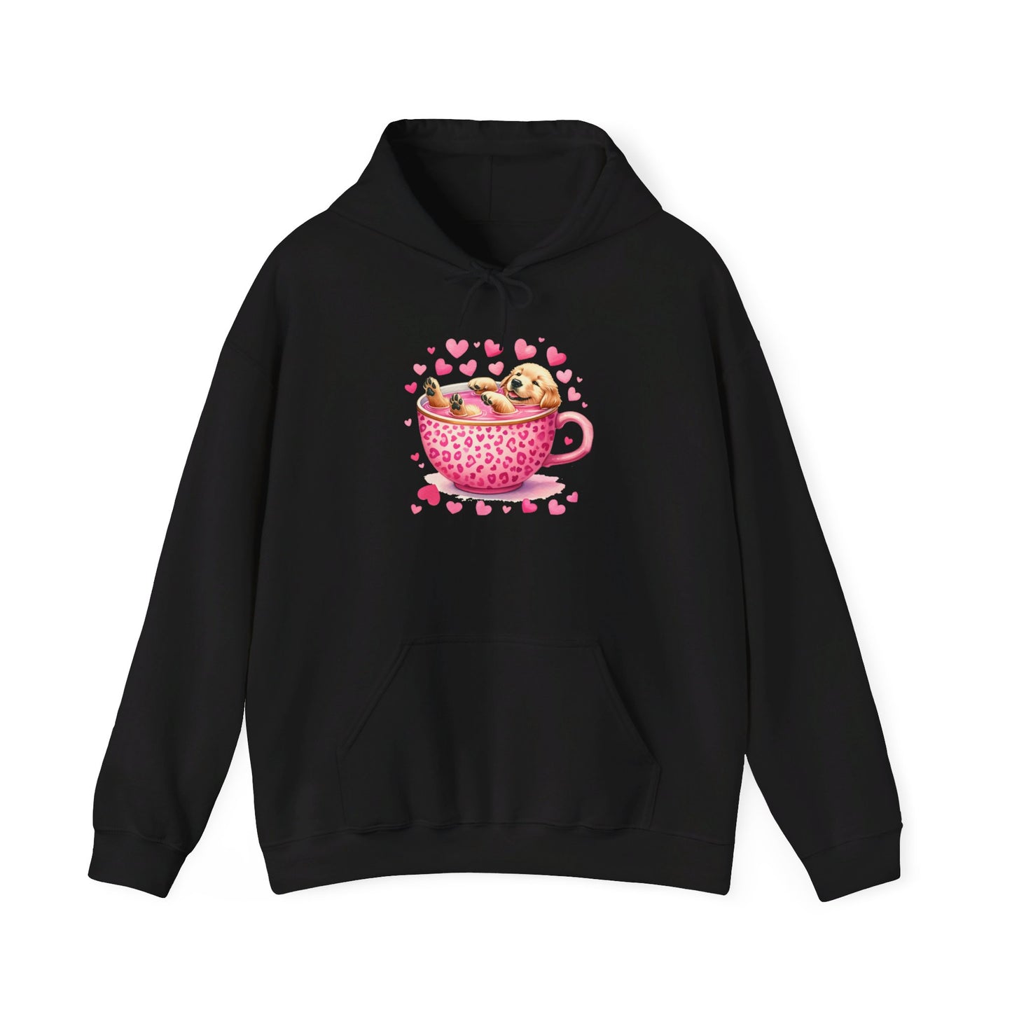 Howdy Valentine Labrador Retriever Puppy Love Hooded Sweatshirt