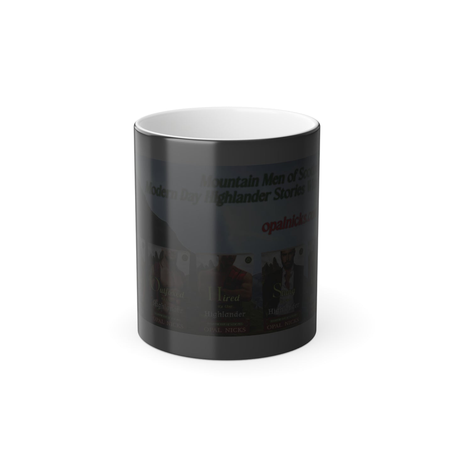 Morphing Mountain Men of Scotland Highlanders Mug