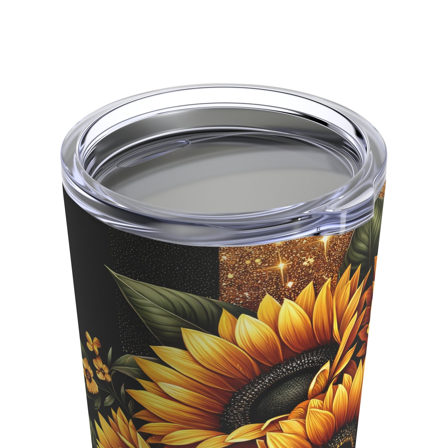 Leopard Sunflower Tumbler 20oz