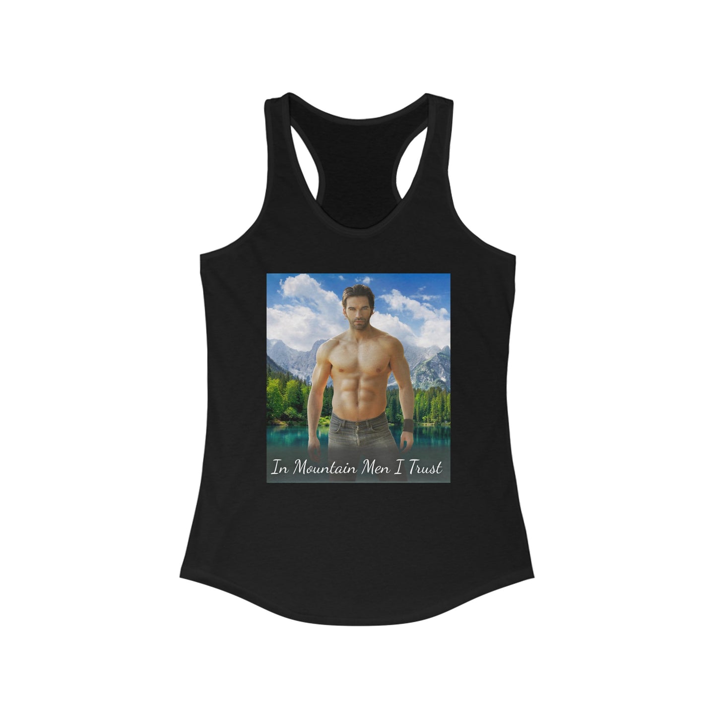 Jack "In Mountain Men I Trust" Racerback Tank Top