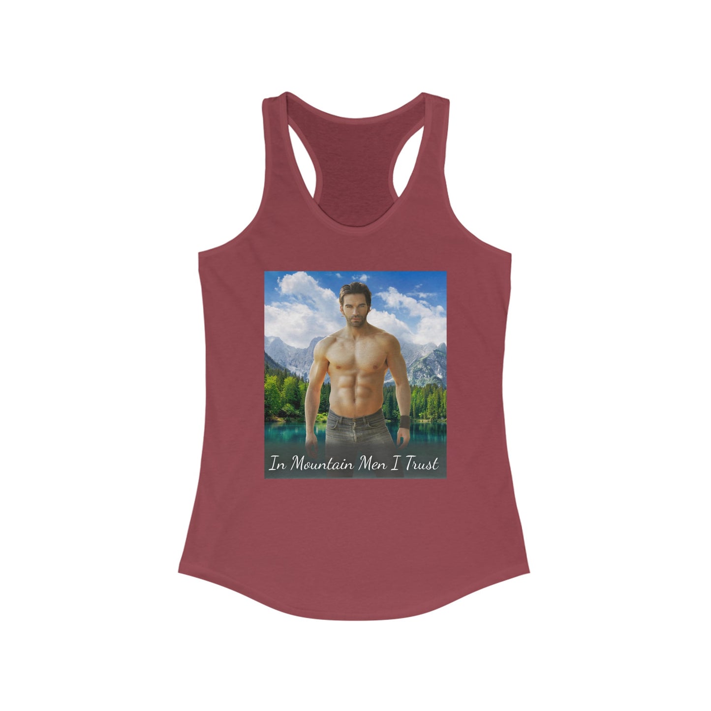 Jack "In Mountain Men I Trust" Racerback Tank Top