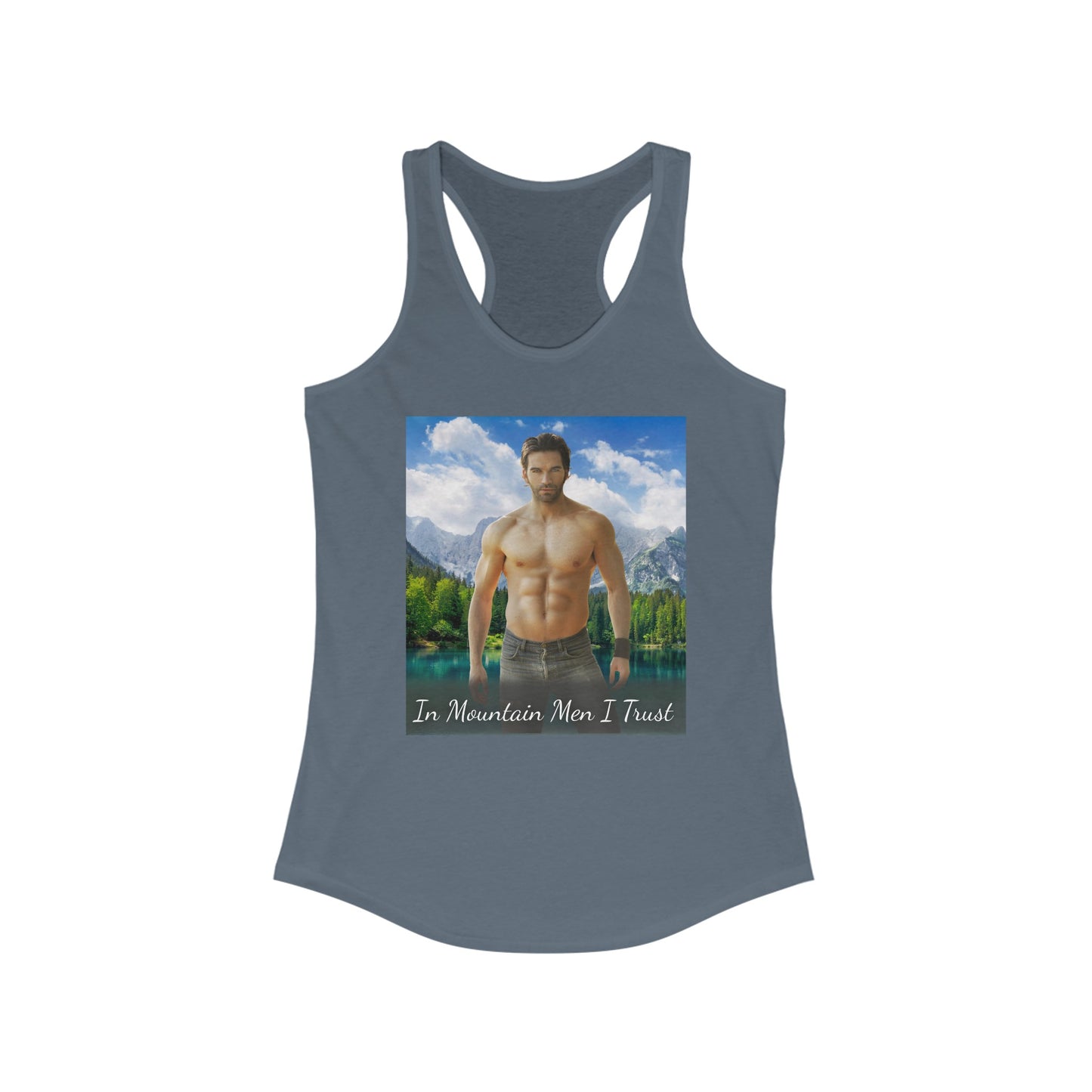 Jack "In Mountain Men I Trust" Racerback Tank Top