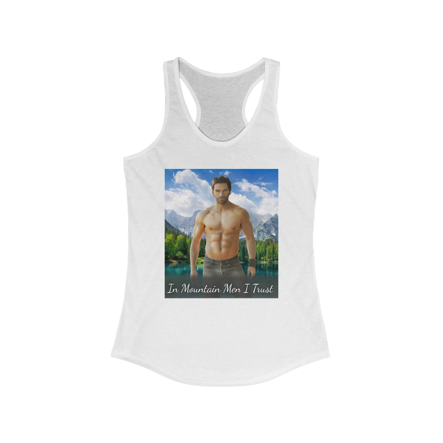 Jack "In Mountain Men I Trust" Racerback Tank Top