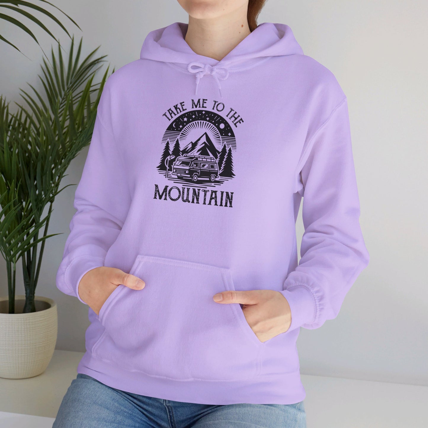 Take Me To The Mountain with Bear Hooded Sweatshirt