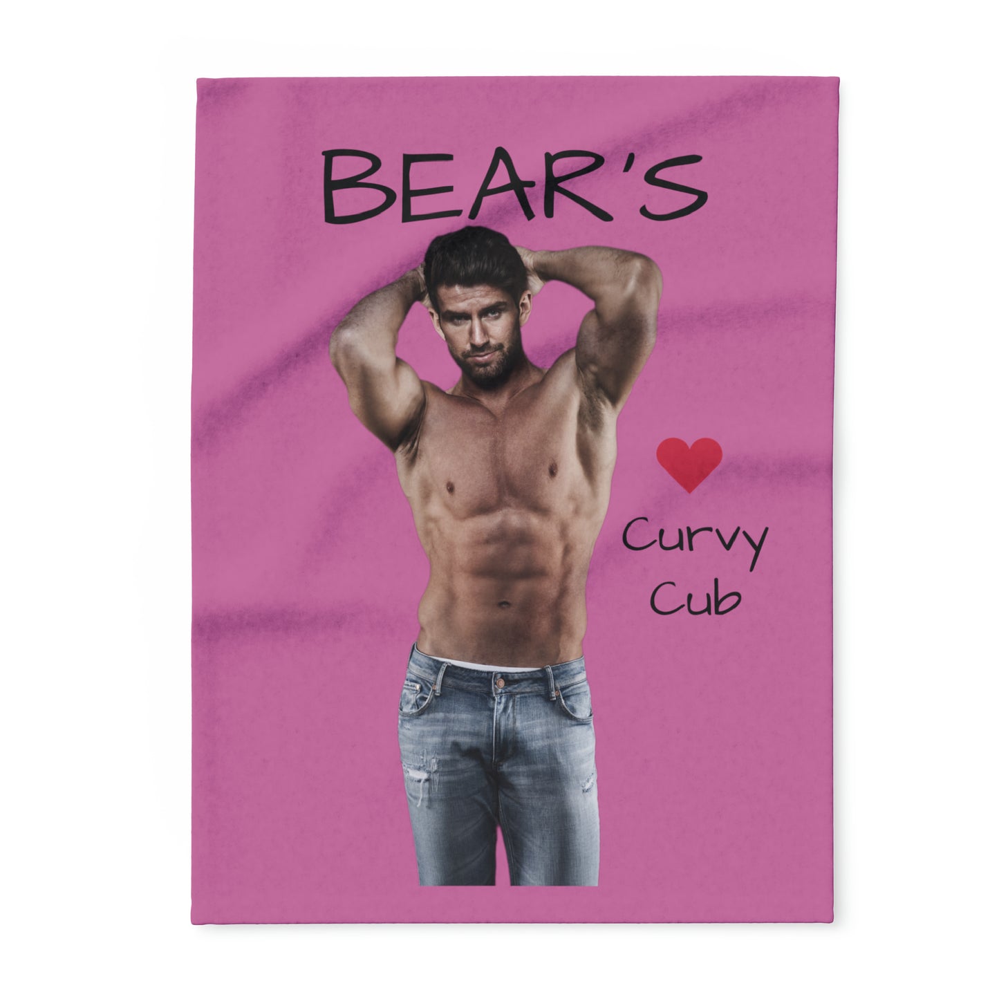 Bear's Curvy Cub Blanket in Pink (2 Sizes)