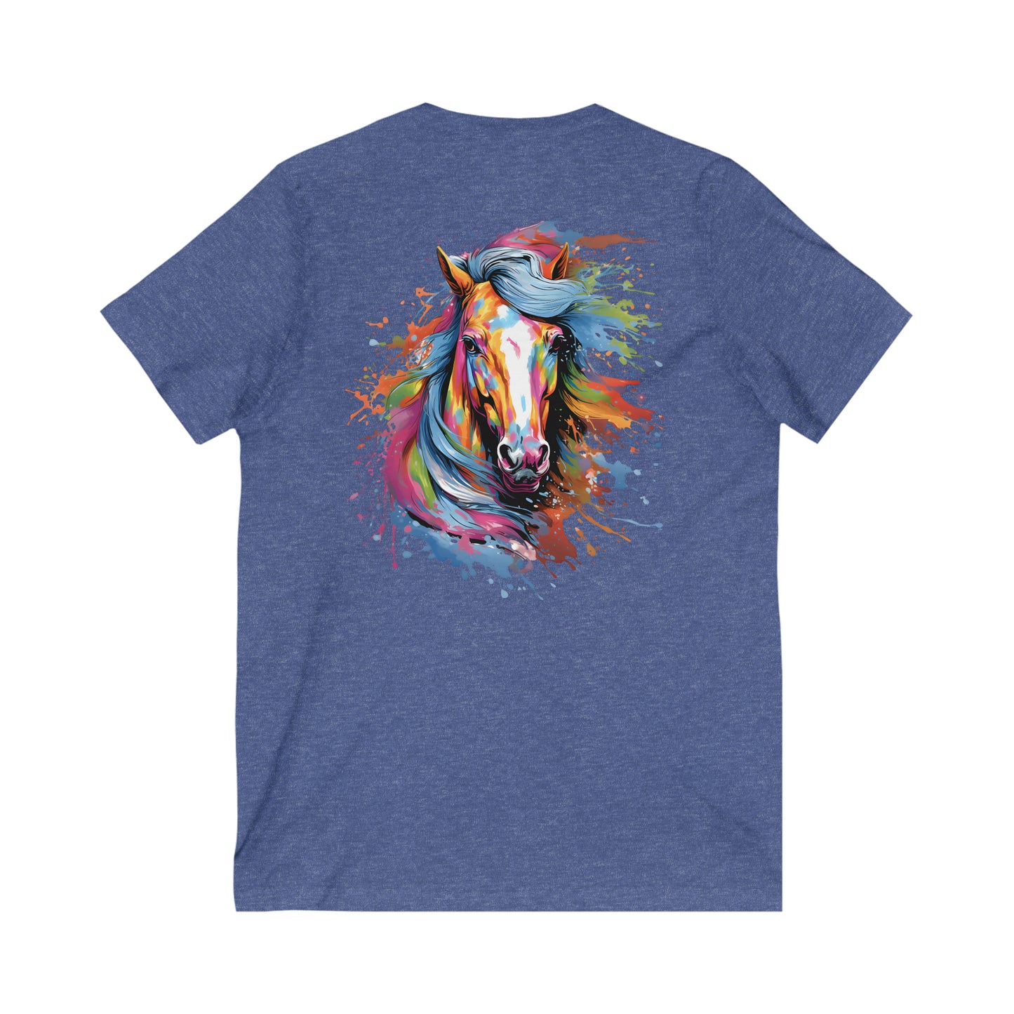 Untamed Cowgirl Jersey Short Sleeve V-Neck Tee