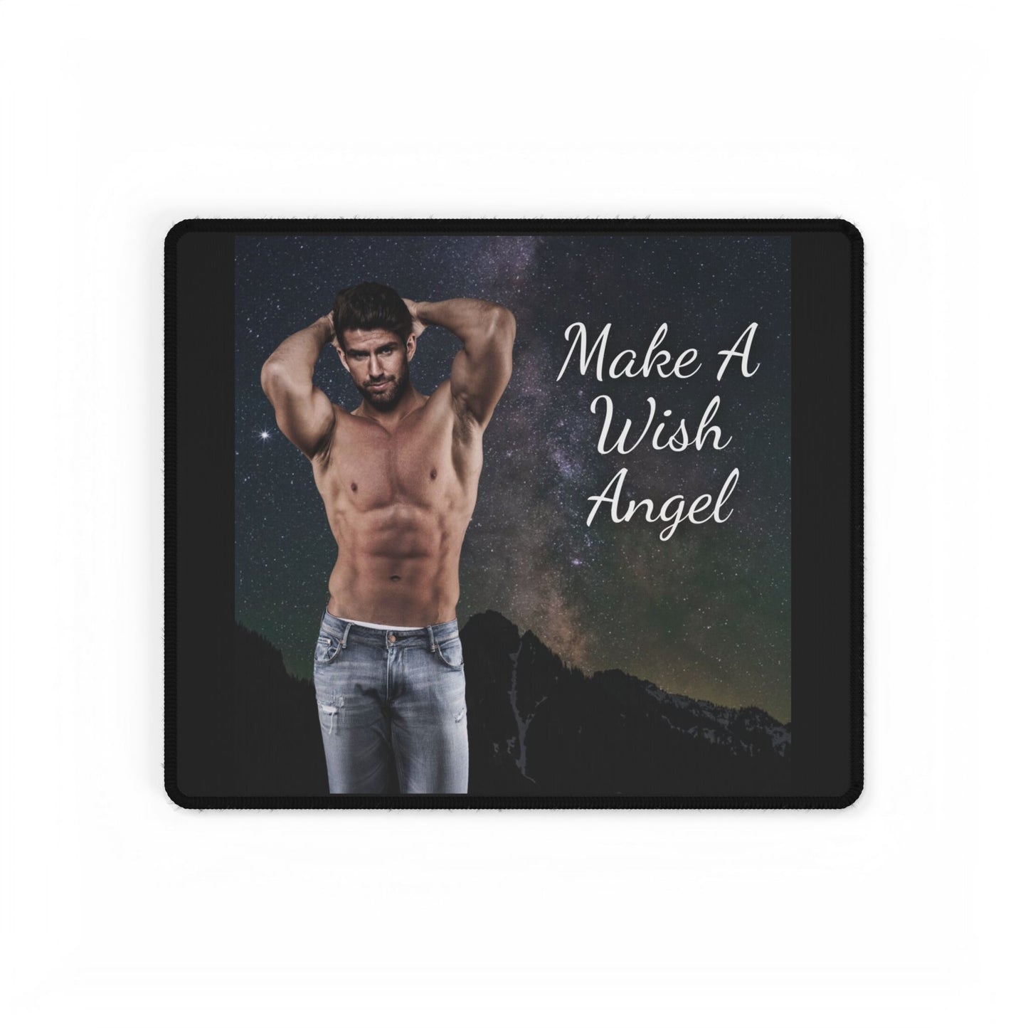 "Make A Wish, Angel" Mousepad – Featuring Bear from Starstruck By The Mountain Man