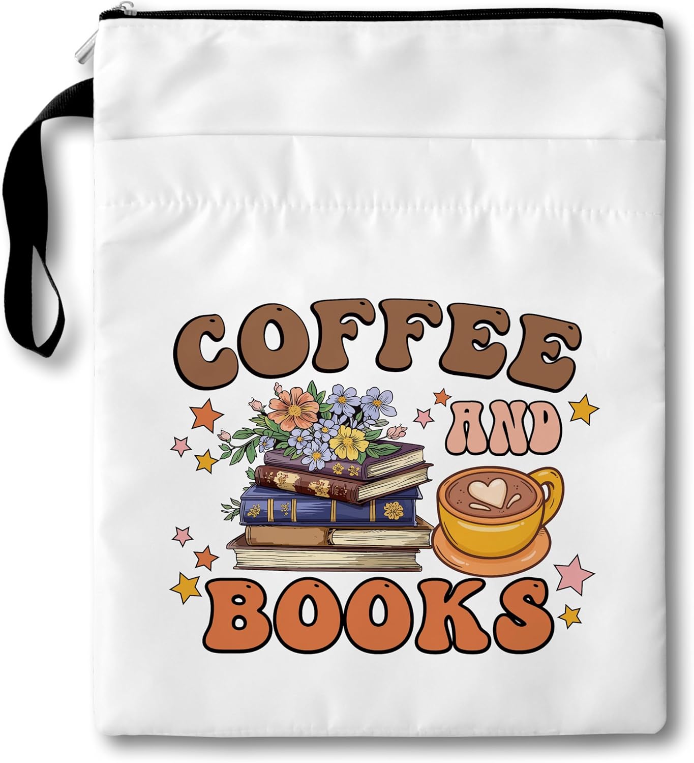 Coffee & Books Zippered Booksleeve