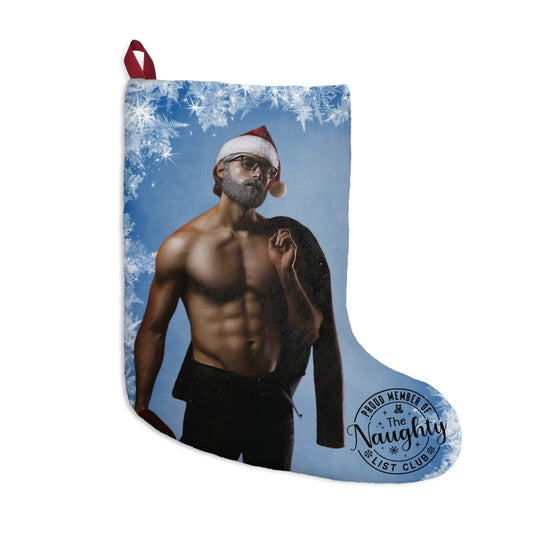 Naughty List Mountain Man Christmas Stocking