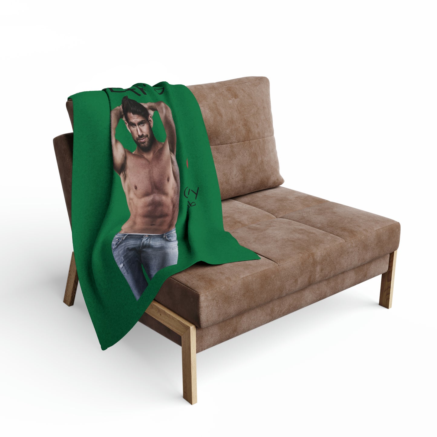 Bear's Curvy Cub Blanket in Dark Green (2 Sizes)